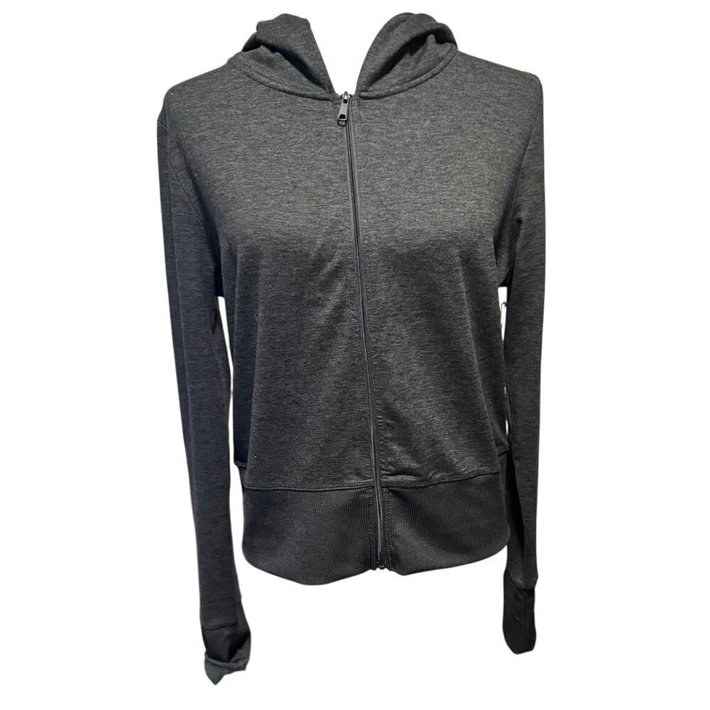 WeWoreWhat Fitted Zip-Up Hoodie Black XL New With Tags